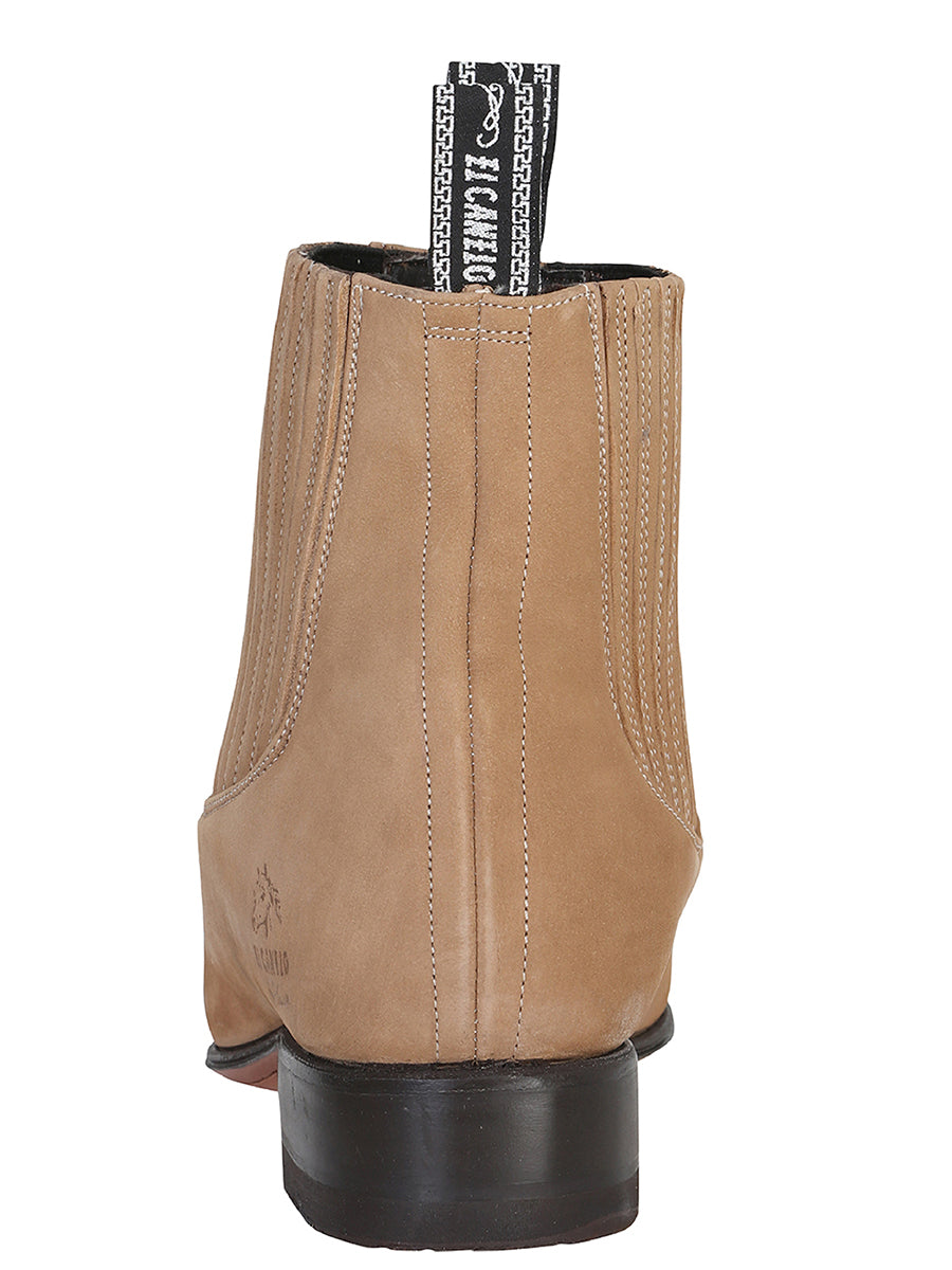 Canelo Charro Boot - Nobuck - Beige 230
