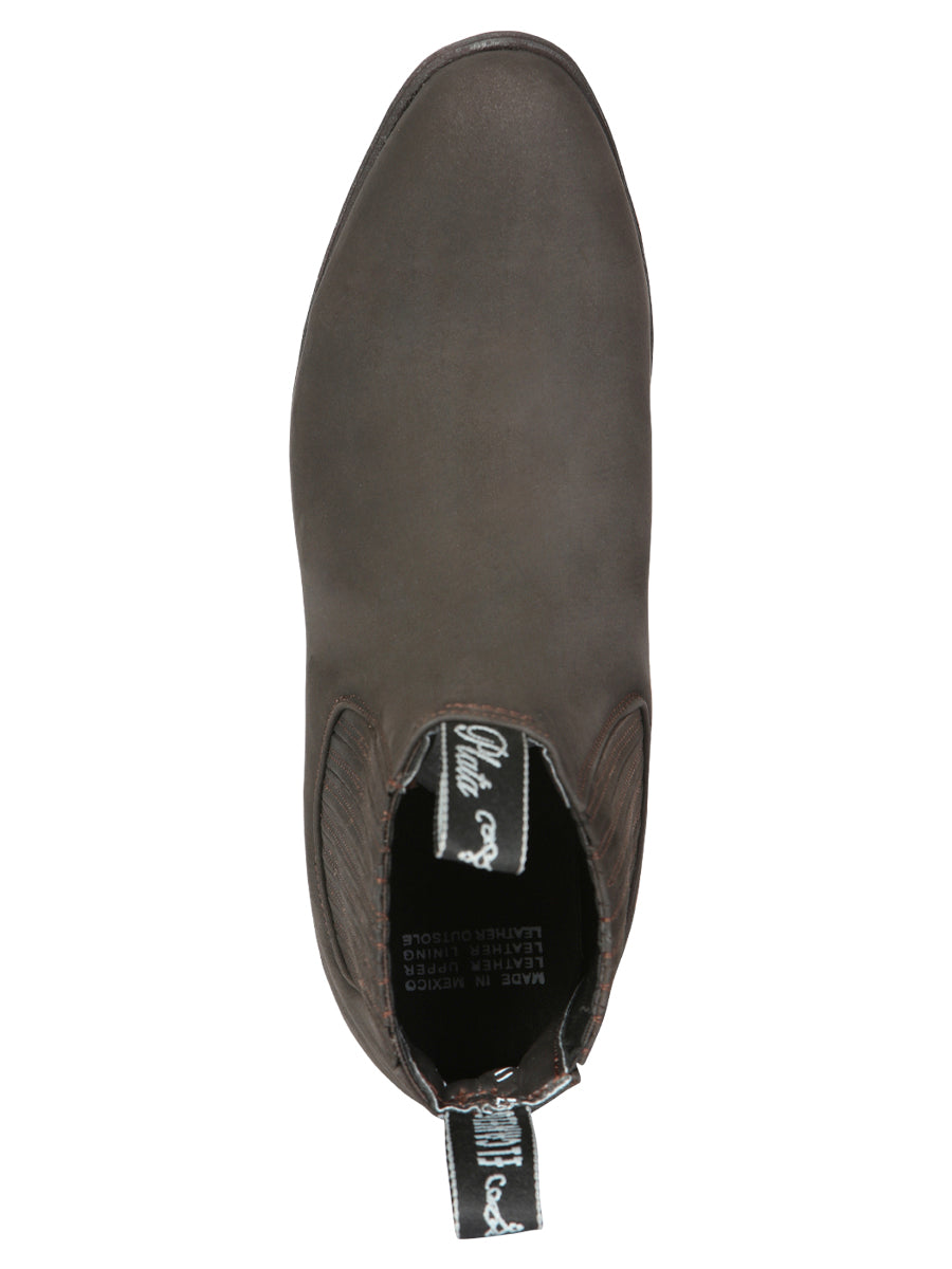 Canelo Charro Boot - Nobuck Brown 34291